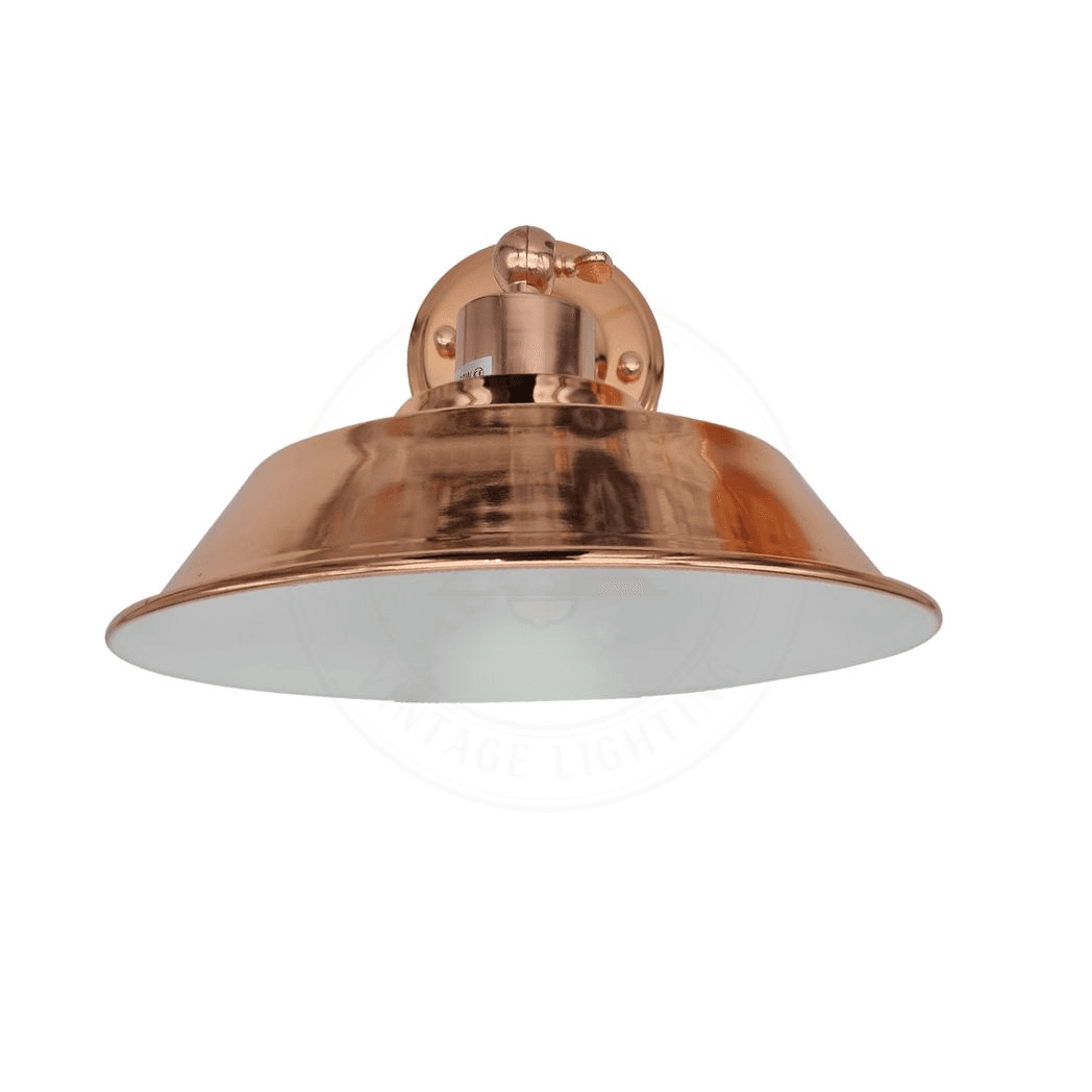 image-Vintage Industrial Rose Gold Retro Wall light Sturdy Metal Lamp Shade Lights Classic Style Electroplated Finish E27 lamp