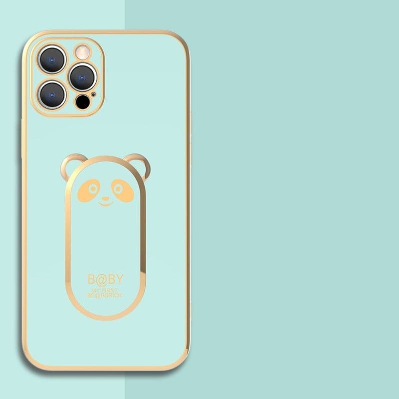 image-Panda Magnetic Ring Holder Phone Case Cover