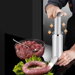 image-Sausage Maker Meatball Maker Sausage Stuffer Homemade Sausage Tool Dual Use Sausage Meatball Kitchen Tool Sausage Meatball Filler