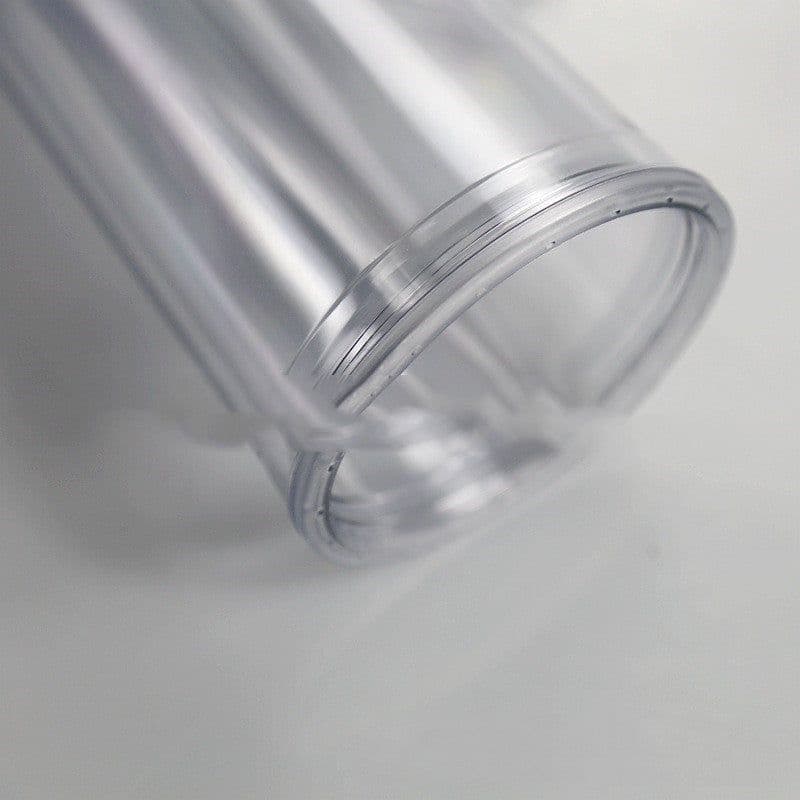 image-Double-layer Plastic 20oz Water Cup, Transparent Straw Cup, Custom Cup For Students