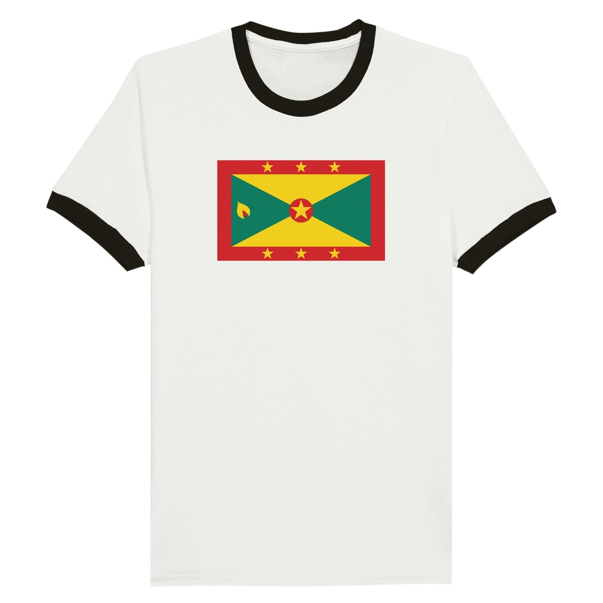 image-Drapeau de la Grenade - T-shirt unisexe Ringer