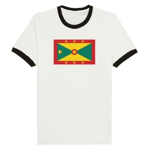 image-Drapeau de la Grenade - T-shirt unisexe Ringer