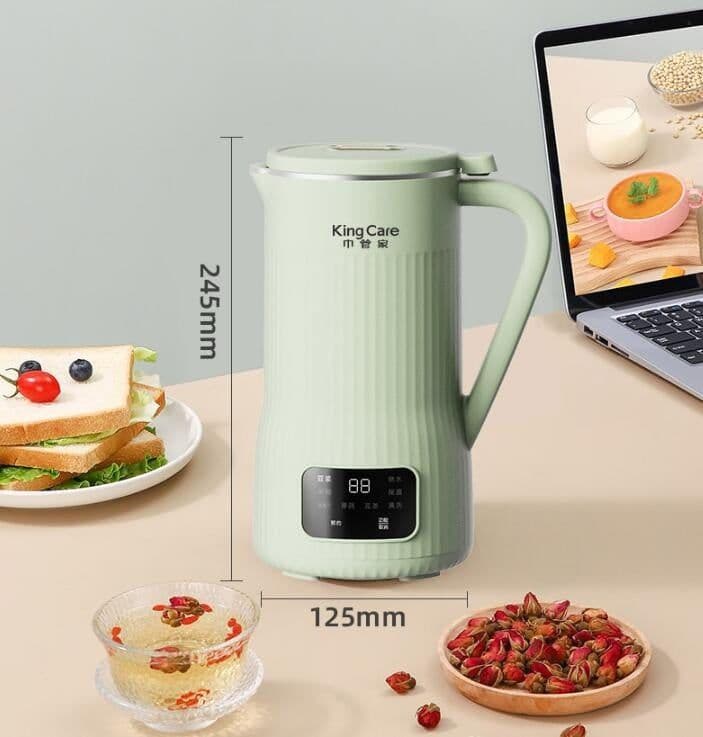 image-800ml Soy Milk Maker & Juicer - Matcha Green 110V US Plug