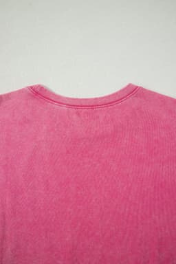 image-Blue Mineral Washed Oversized Tee