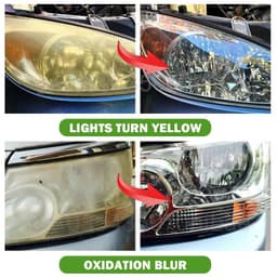 image-Car Headlight Restoration Polishing Kits Headlamp Scratch Remover Repair Cleaning Paste Remove Oxidation Headlight Polish Liquid