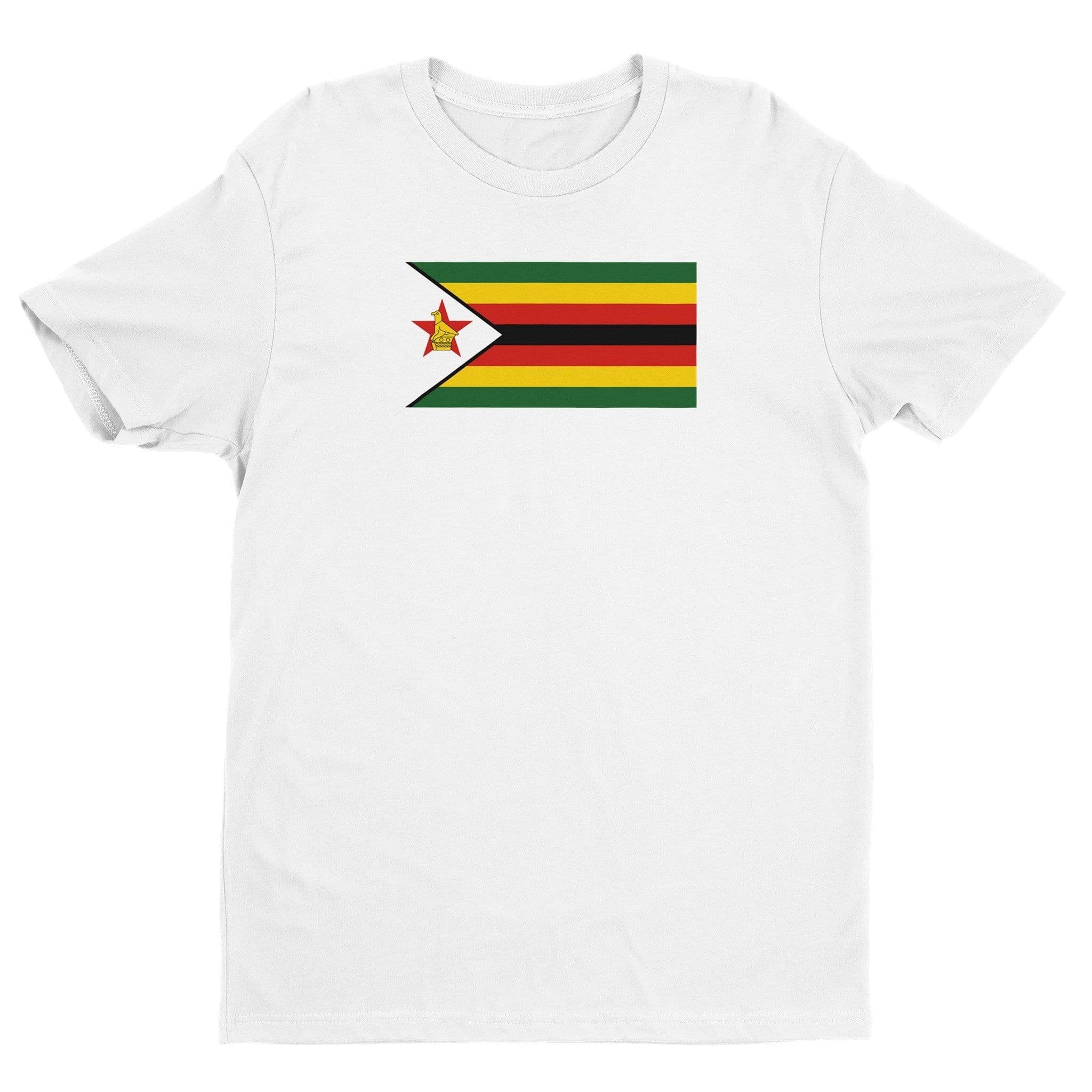 image-Drapeau du Zimbabwe - T-shirt ajusté pour homme | Next Level 3600