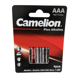 image-Camelion AAA Plus Alkaline Eco Blister Pack of 4