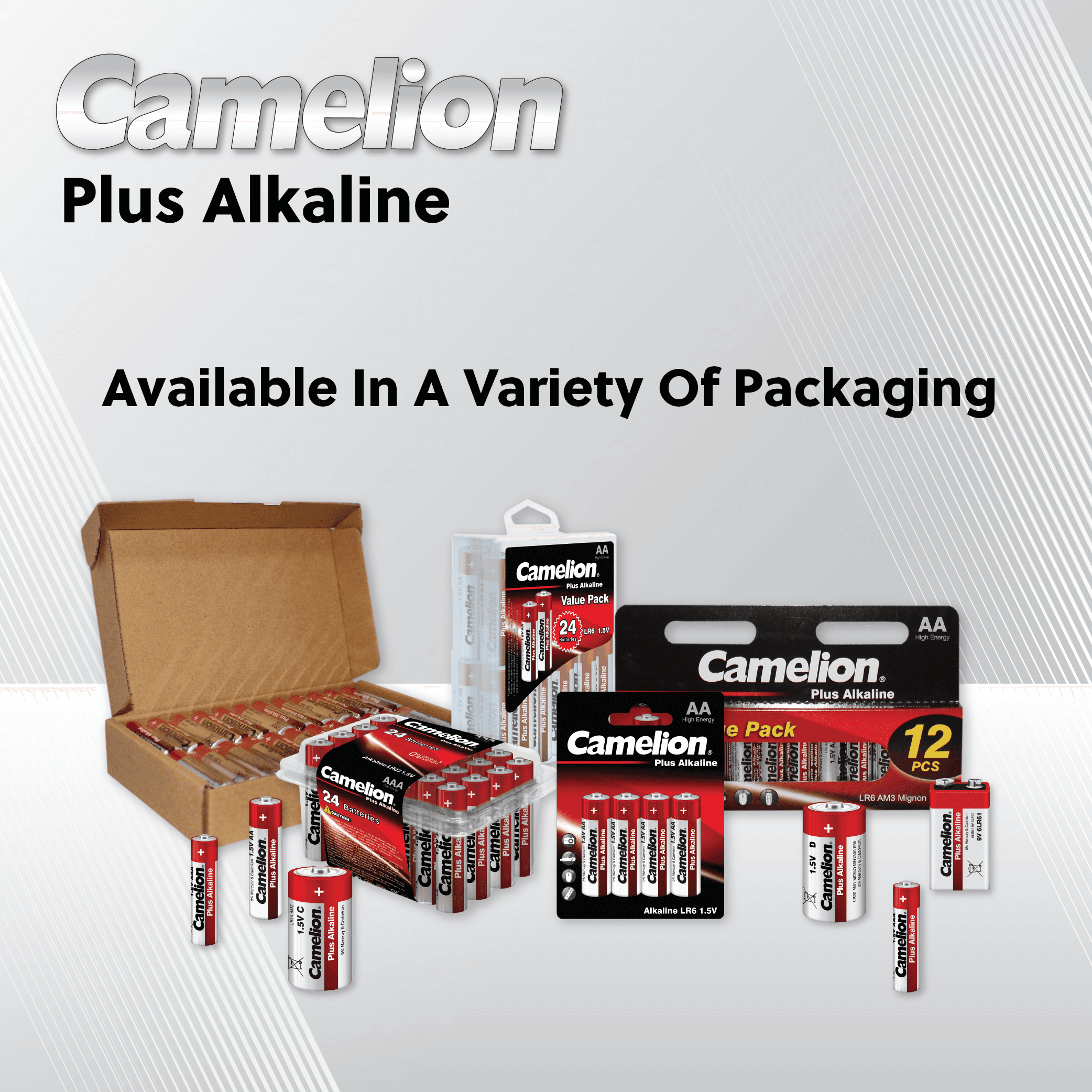 image-Camelion AAA Plus Alkaline Eco Blister Pack of 4