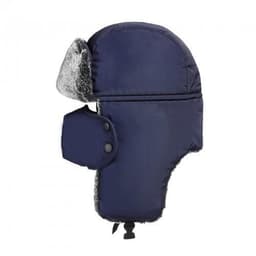 image-CAP-5 - Unisex 3-in-1 Thermal Faux Fur Lined Trapper Hat - Navy