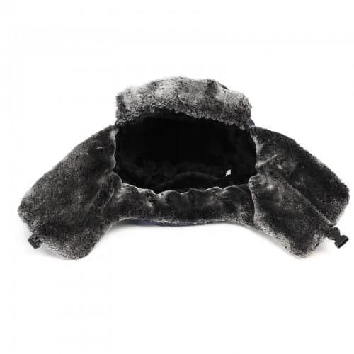 image-CAP-5 - Unisex 3-in-1 Thermal Faux Fur Lined Trapper Hat - Navy