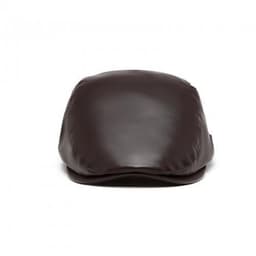image-CAP-3 - Men's Newsboy Baker Boy Peaky Blinders Gatsby Leather Look Flat Cap Hat - Brown