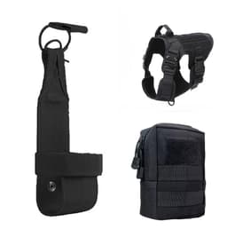 image-Tactical Dog Clothes Quick Disassembly Dog Vest Outdoor Pet Training Clothes