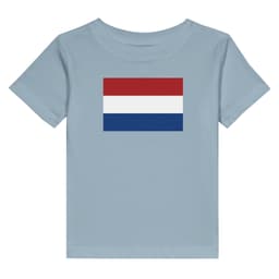 image-Drapeau des Pays-Bas - T-shirt en jersey de coton pour enfant | Rabbit