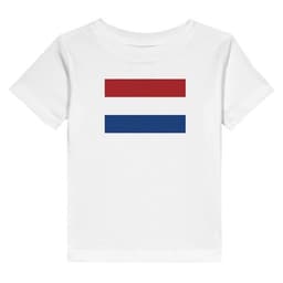image-Drapeau des Pays-Bas - T-shirt en jersey de coton pour enfant | Rabbit