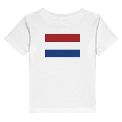 image-Drapeau des Pays-Bas - T-shirt en jersey de coton pour enfant | Rabbit