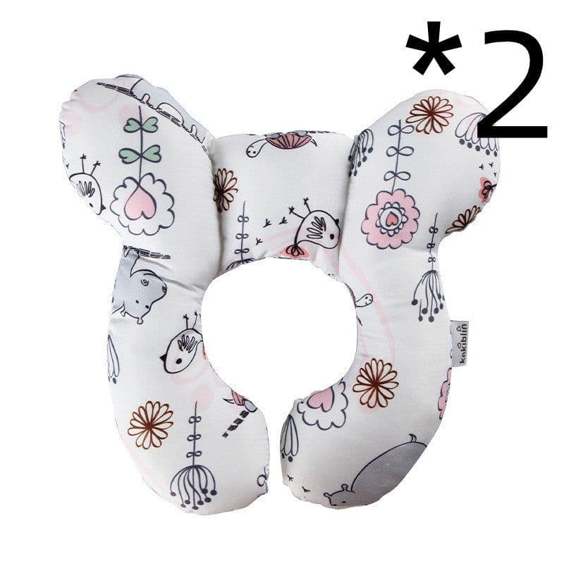 image-Protective Baby Pillows Travel Car U-shaped Support Cushion