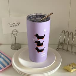 image-Water Heat Preservation Stainless Steel Cup With Straw Portable Insulation Cup