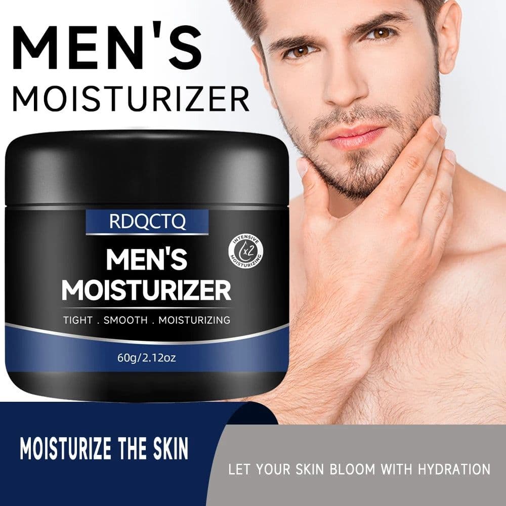 image-RDQCTQ Men's Moisturizing Cream with Retinol and Vitamins, Refreshing and Hydrating,Anti-Wrinkle Aging Moisturizing Cream