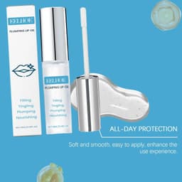 image-Fast Volumising Lip Plumper Serum Sexy Lip Oil Gloss Increase Elasticity Reduce Fine Lines Brighten Moisturizing Lip Care