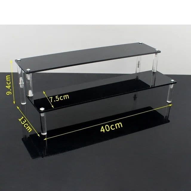 image-Acrylic Display stand for Amiibo Funko POP Figures,Cupcake Cosmetic Nail Polish Clay Figurine Jewelry for Display Stand Riser