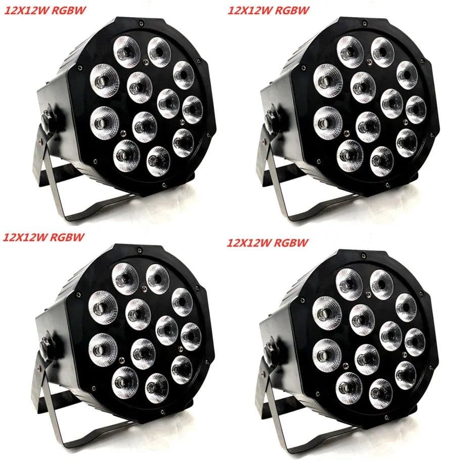 image-4pcs/LED Par 12x18W RGBWA UV HOT Light 7x18W RGBWA UV 6in1 LED DJ Wash Light Stage Lighting Dj Party Disco