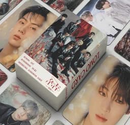 image-In stock 55 E-group photo cards DARK BLOOD cards JAY JUNGWON JAKE