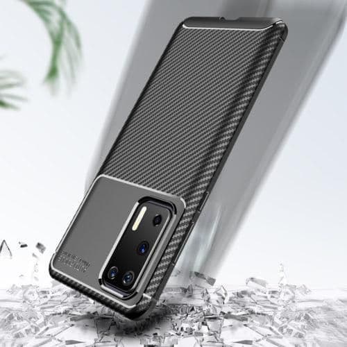 image-Carbon Fibre TPU Black Case - For Huawei P40