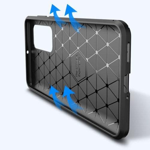 image-Carbon Fibre TPU Black Case - For Huawei P40
