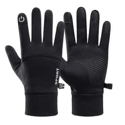 image-Men Winter Gloves Thermal Waterproof Cycling Motorcycle Gloves Full Finger TouchScreen Outdoor Running Skiing Gloves Non-slip