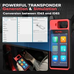 image-Autel MaxiIM KM100 Key Fob Programming Immobilizer Tool 2PCS Autel IKEY for 60s Key Generation OBD IMMO Key Learning on 99% Car