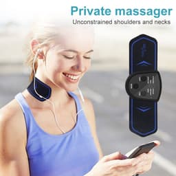image-Neck Massage Stickers Portable Charging Mini Cervical Massage Patch Muscle Relaxation Low Frequency Massage For Shoulder Neck