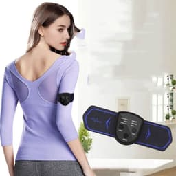 image-Neck Massage Stickers Portable Charging Mini Cervical Massage Patch Muscle Relaxation Low Frequency Massage For Shoulder Neck