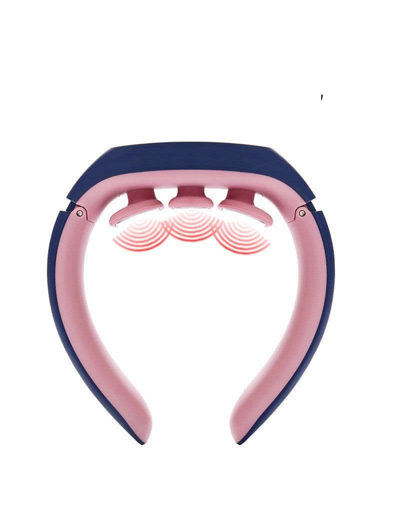 image-Neck Massager Shoulder Electric Pulse Cervical Traction Collar Therapy Deep Tissue Pain Relieve Stimulator Health Care Massage
