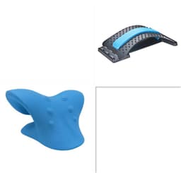 image-Multifunctional Manual Six-wheel Neck Massager Massage Relieve Roller Massage Tool