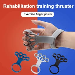 image-Silicone Grip Device Finger Exercise Stretcher Arthritis Hand Grip Trainer Strengthen Rehabilitation Training To Relieve Pain