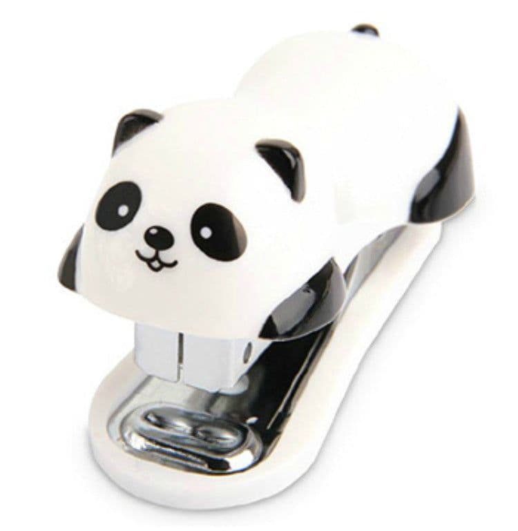 image-Cartoon Panda No. 10 Stapler Student Stapler