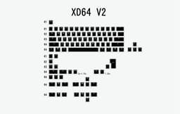 image-Budino V2 Pbt Doubleshot Keycap Oem Retroilluminato Per Tastiera MeccanicaBianco Nero Gh60 Poker 87 Tkl 104 108 Ansi iso Xd64 Xd68