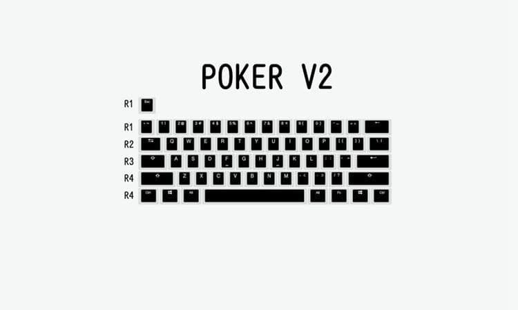 image-Budino V2 Pbt Doubleshot Keycap Oem Retroilluminato Per Tastiera MeccanicaBianco Nero Gh60 Poker 87 Tkl 104 108 Ansi iso Xd64 Xd68