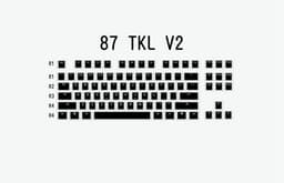 image-Budino V2 Pbt Doubleshot Keycap Oem Retroilluminato Per Tastiera MeccanicaBianco Nero Gh60 Poker 87 Tkl 104 108 Ansi iso Xd64 Xd68