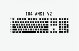image-Budino V2 Pbt Doubleshot Keycap Oem Retroilluminato Per Tastiera MeccanicaBianco Nero Gh60 Poker 87 Tkl 104 108 Ansi iso Xd64 Xd68