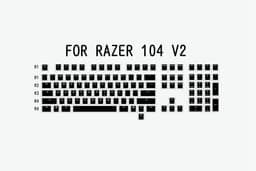 image-Budino V2 Pbt Doubleshot Keycap Oem Retroilluminato Per Tastiera MeccanicaBianco Nero Gh60 Poker 87 Tkl 104 108 Ansi iso Xd64 Xd68