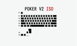 image-Budino V2 Pbt Doubleshot Keycap Oem Retroilluminato Per Tastiera MeccanicaBianco Nero Gh60 Poker 87 Tkl 104 108 Ansi iso Xd64 Xd68