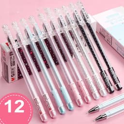 image-Neutral Pen Black Signature Pen Student Use Cute Cartoon Small Fresh Syringe Pen