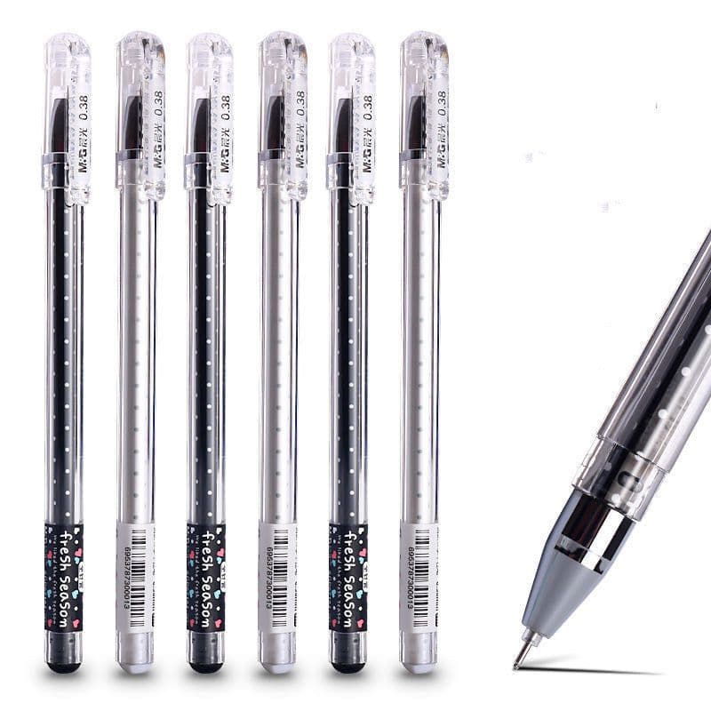 image-Neutral Pen Black Signature Pen Student Use Cute Cartoon Small Fresh Syringe Pen
