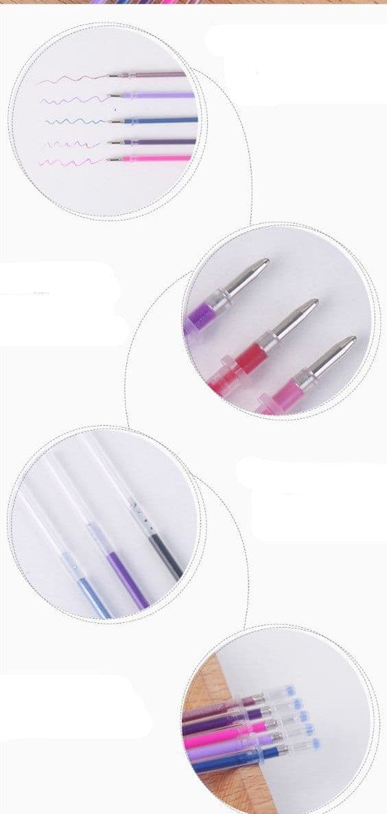 image-Glittering Gel 48-Color Fluorescent High-Gloss Hand Account Refill