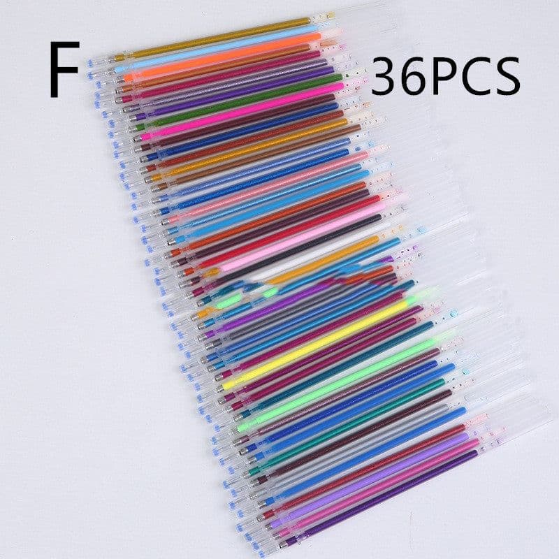 image-Glittering Gel 48-Color Fluorescent High-Gloss Hand Account Refill