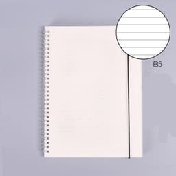 image-B5 Coil Grid Book Super Thick And Simple High School And College Student Classroom Notebooks Postgraduate Entrance Examination Grid Wrong Question Grid Book