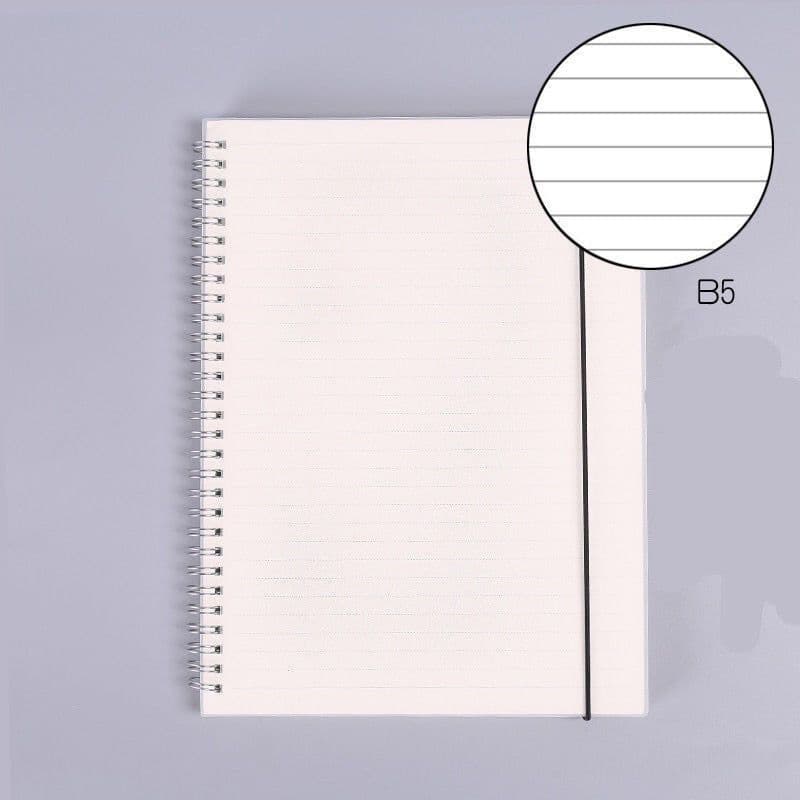 image-B5 Coil Grid Book Super Thick And Simple High School And College Student Classroom Notebooks Postgraduate Entrance Examination Grid Wrong Question Grid Book