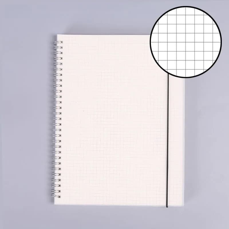 image-B5 Coil Grid Book Super Thick And Simple High School And College Student Classroom Notebooks Postgraduate Entrance Examination Grid Wrong Question Grid Book