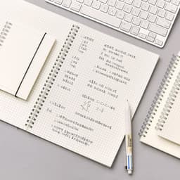 image-B5 Coil Grid Book Super Thick And Simple High School And College Student Classroom Notebooks Postgraduate Entrance Examination Grid Wrong Question Grid Book